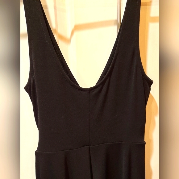 Express Black Sleeveless Wrap Front Dress size XS - Picture 9 of 11